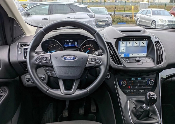 Ford Kuga cena 85900 przebieg: 40706, rok produkcji 2019 z Lidzbark Warmiński małe 211